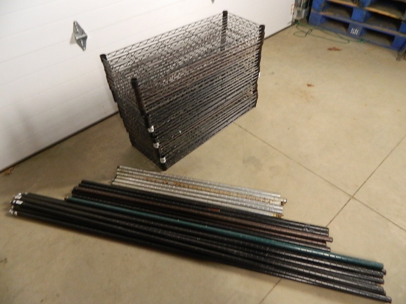 lot 60 image: Large Lot of Metro Shelving