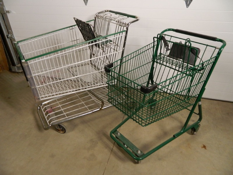 lot 69 image: 2 Shopping Carts