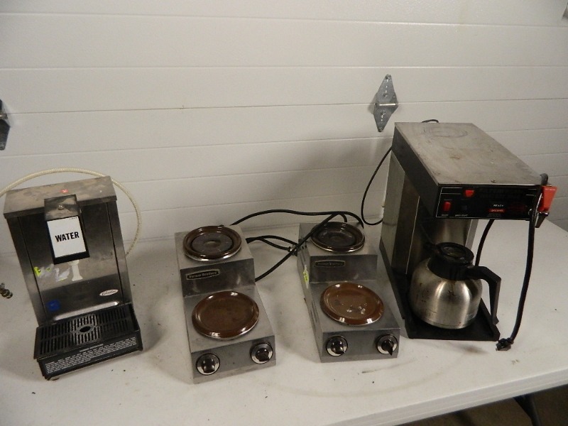 lot 99 image: Coffee Makers, Warmers, Water Fountain