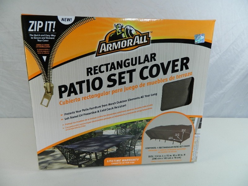 lot 7 image: New Rectangular Patio Set Cover