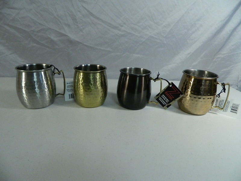 lot 25 image: 4 New Moscow Mule Mugs