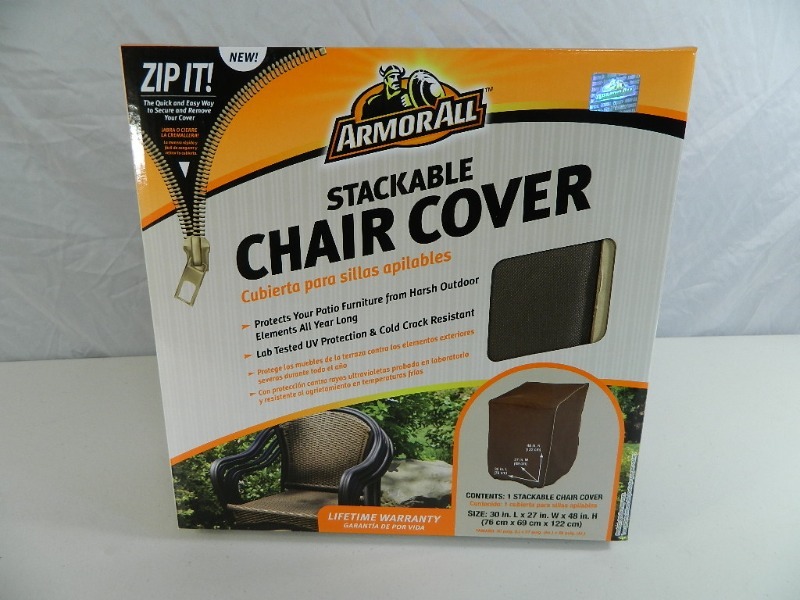 lot 30 image: New ArmorAll Stackable Chair Cover