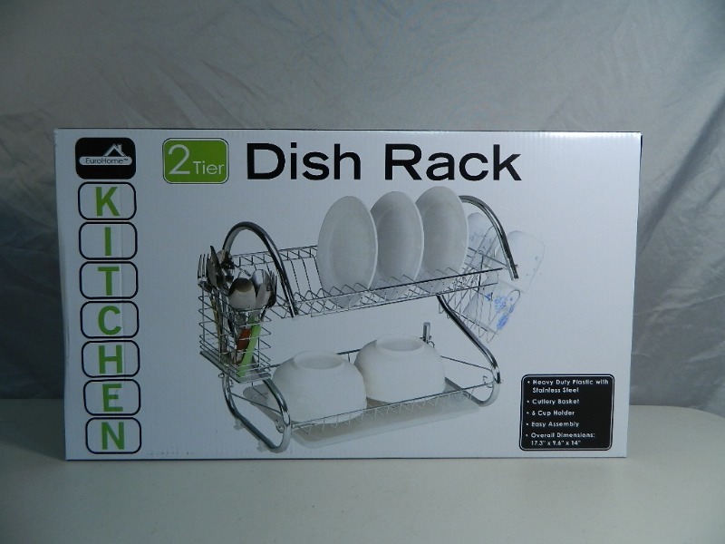 lot 56 image: New 2 Tier Dish Rack