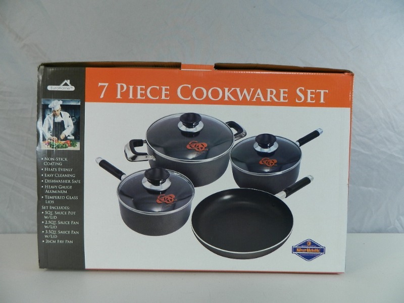 lot 58 image: New 7 Piece Cookware Set