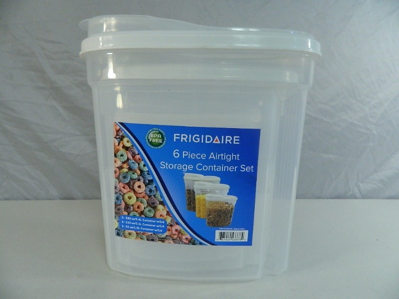 lot 69 image: New Frigidaire 6 Piece Airtight Storage Container Set