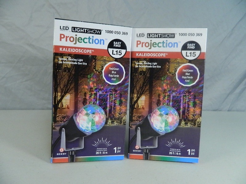 lot 100 image: 2 New LED Projection Light Show