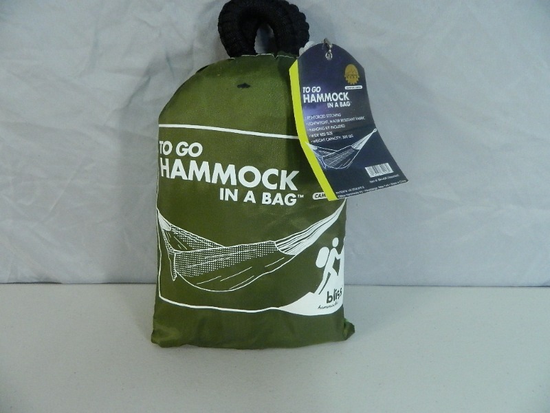 lot 106 image: New Bliss To Go Camping Hammock in A Bag