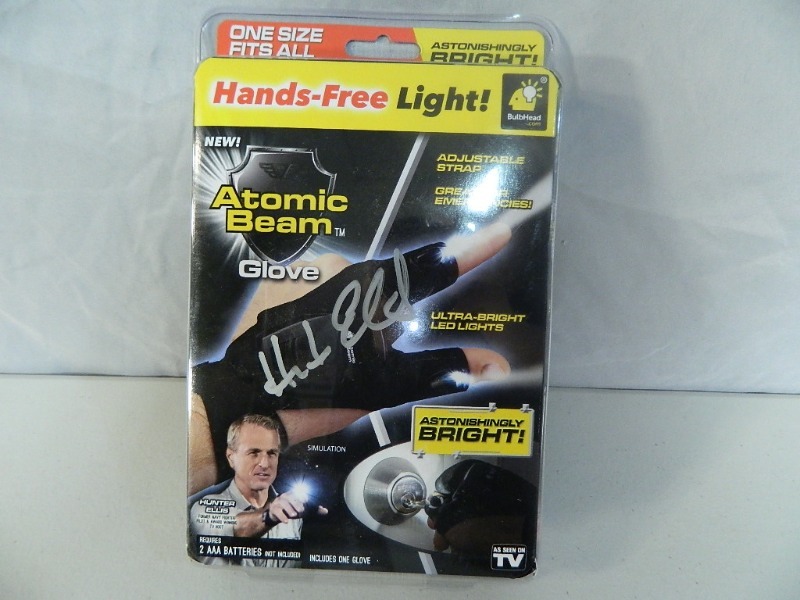 lot 109 image: New Autographed Atomic Beam Flashlight Glove
