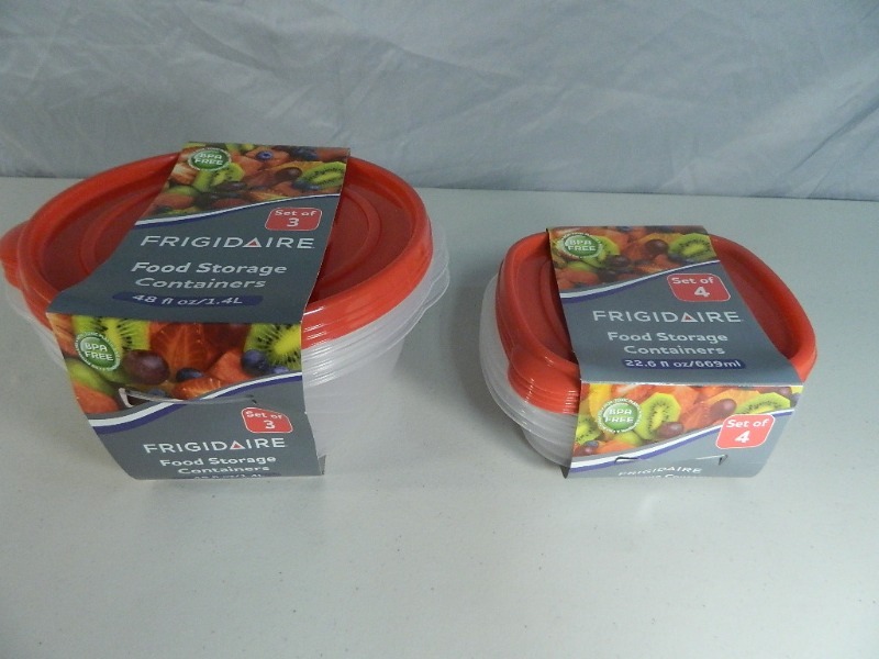lot 121 image: 2 New Sets of Frigidaire Food Storage Container