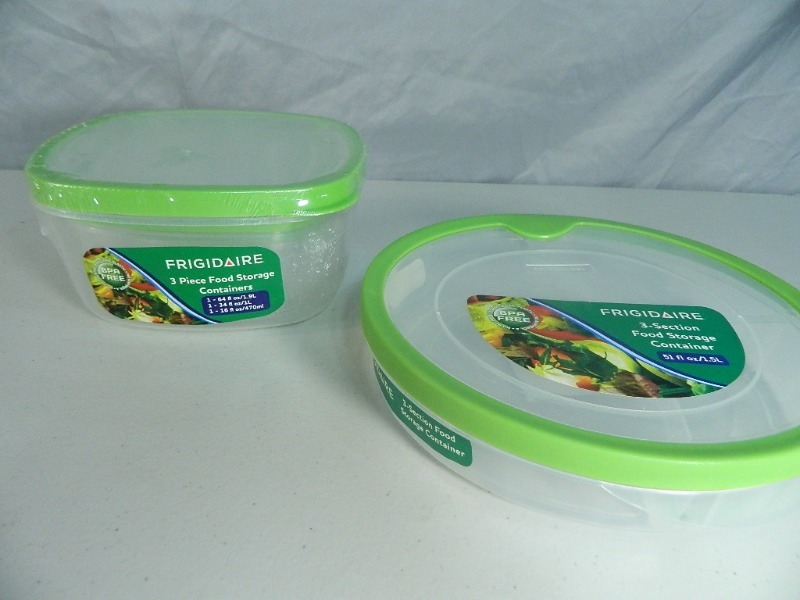 lot 153 image: 4 New Frigidaire Food Storage Containers with Lids
