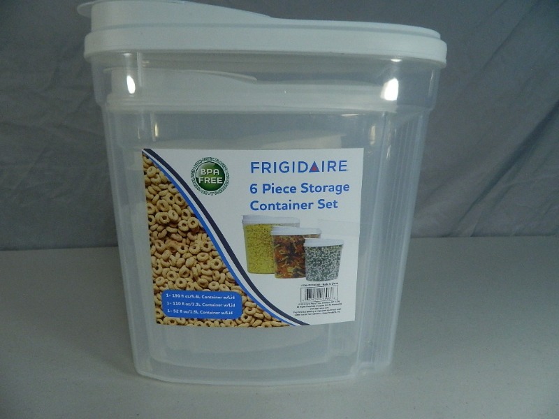 lot 155 image: New Frigidaire 6 Pc Storage Container Set