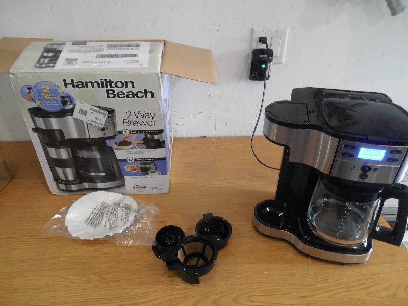 lot 11 image: Hamilton Beach The Scoop 12-Cup 2-Way Brewer