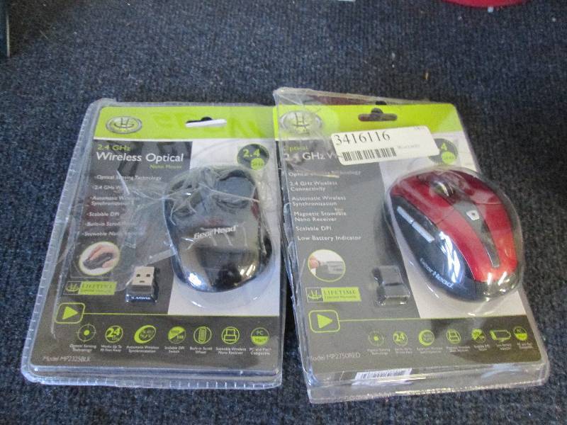 lot 10 image: Lot of 2 wireless mouse...
