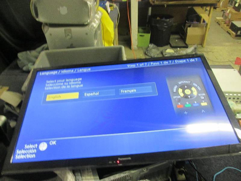 lot 16 image: panasonic viera TV (some cosmetic d...