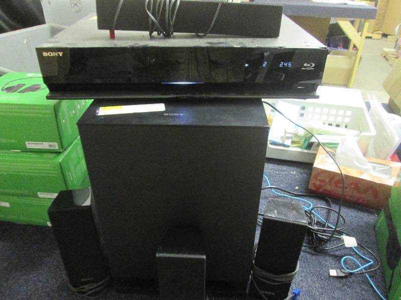 lot 15 image: sony 5.1 channel 1000w speaker and ...