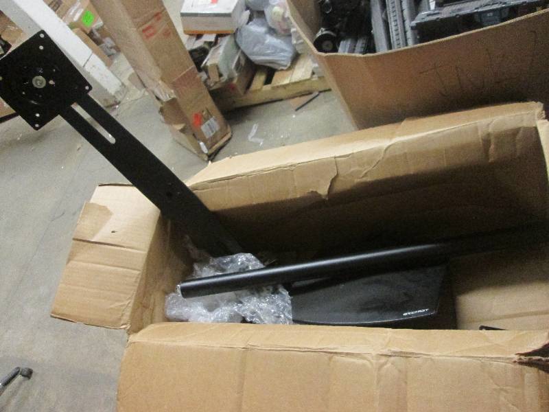 lot 66 image: ergotron dual monitor stand looks c...