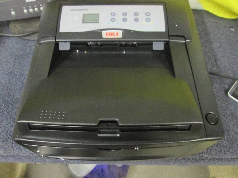 lot 68 image: OKI b4600 series printer powers on...