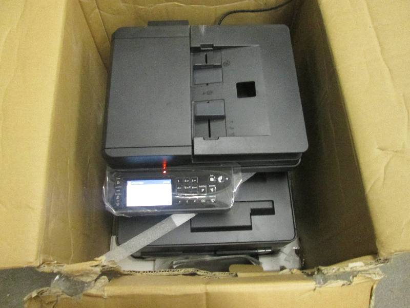 lot 110 image: dell printer s2825 broken glass pow...