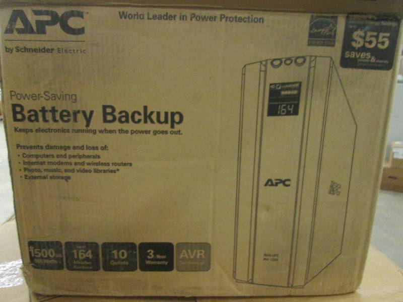 lot 114 image: APC battery backup untested...