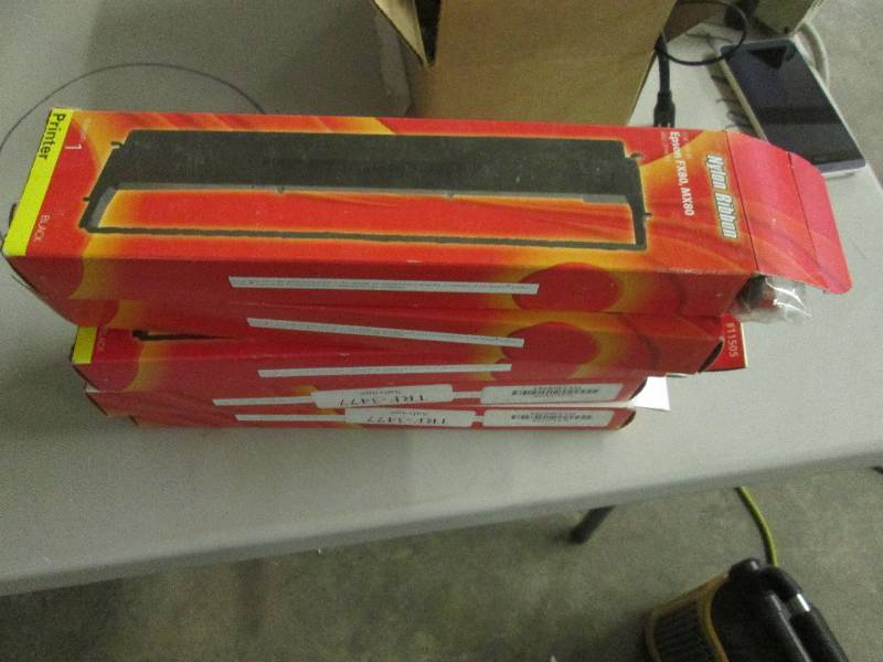 lot 143 image: lot of 5 nylon ribbon for epson...