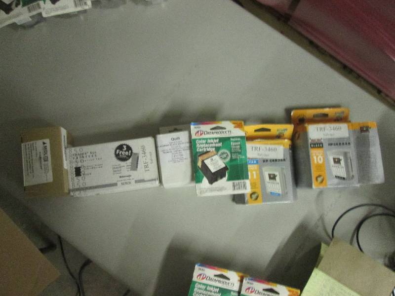 lot 147 image: lot of 6 misc printer cartridge...