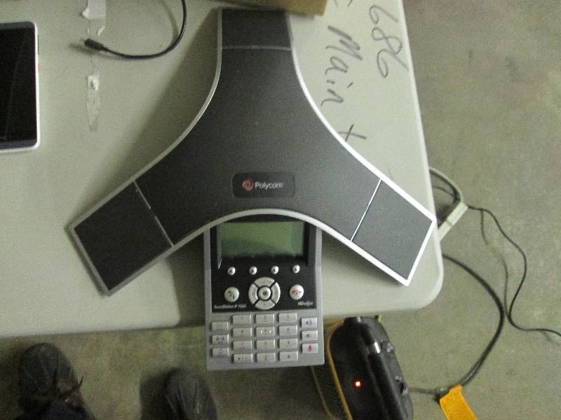 lot 161 image: polycom conf phone untested...