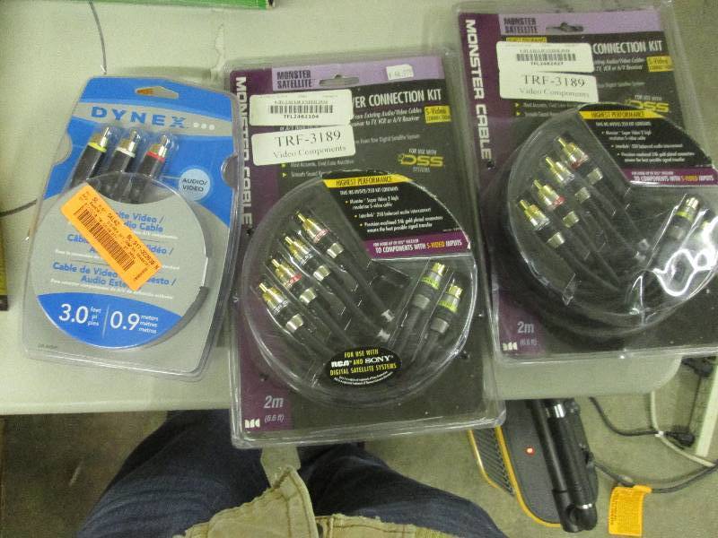 lot 167 image: monster audiovideo cable...