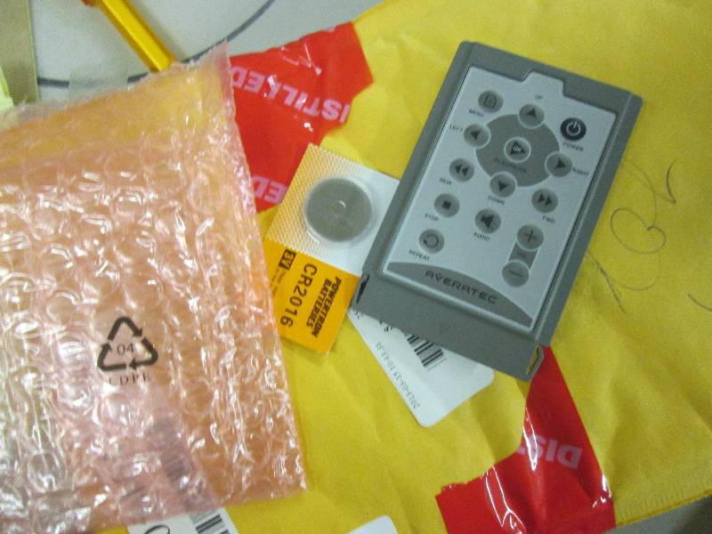 lot 179 image: avertec wireless remote with batter...