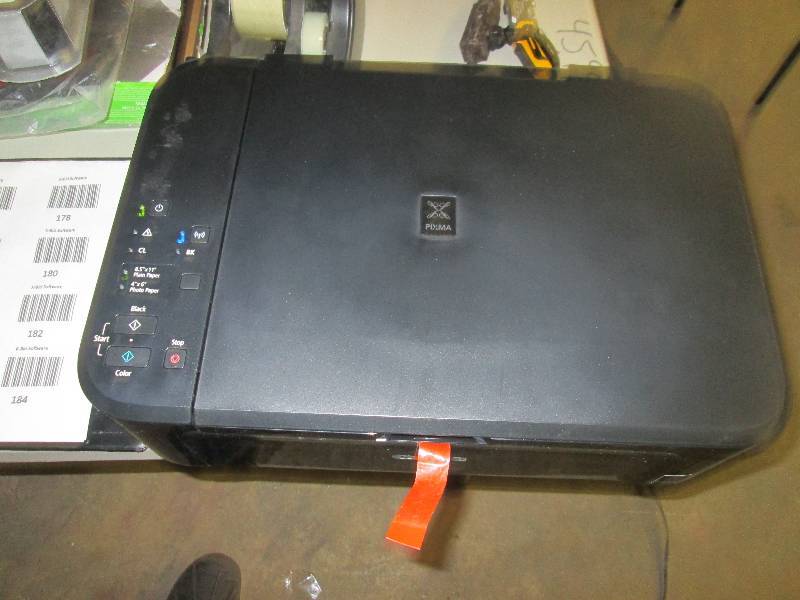 lot 182 image: canon printer works g3620...