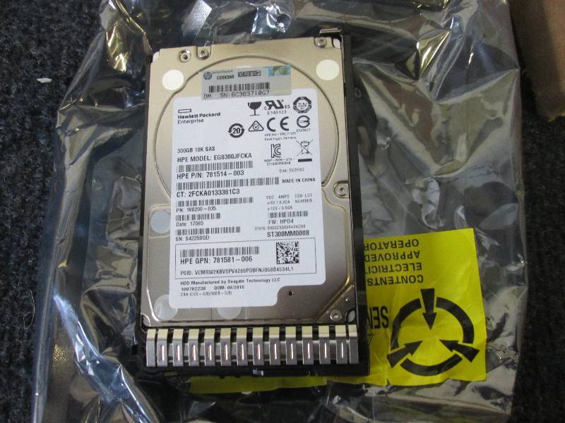 lot 186 image: HP 300 gb HD untested...