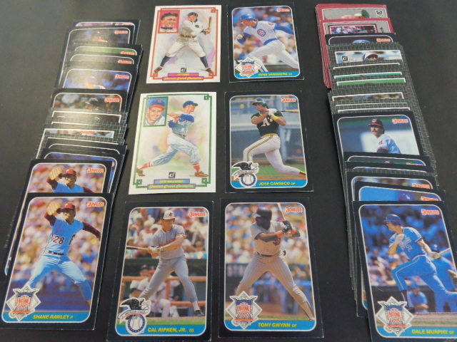 lot 29 image: Ty Cobb & Ryne Sandberg & More Vintage Oversized Baseball Cards