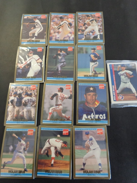 lot 31 image: Packs Of New  Unopened Nolan Ryan Baseball Cards Coca Cola