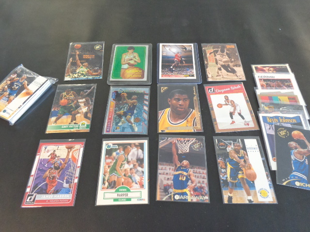 lot 35 image: Pete Maravich & Michael Jordan & Many Other NBA Star Guard Basketball Cards