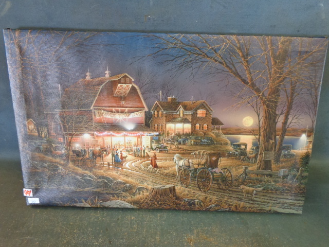 lot 44 image: Harvest Moon Ball Barn Dance Print