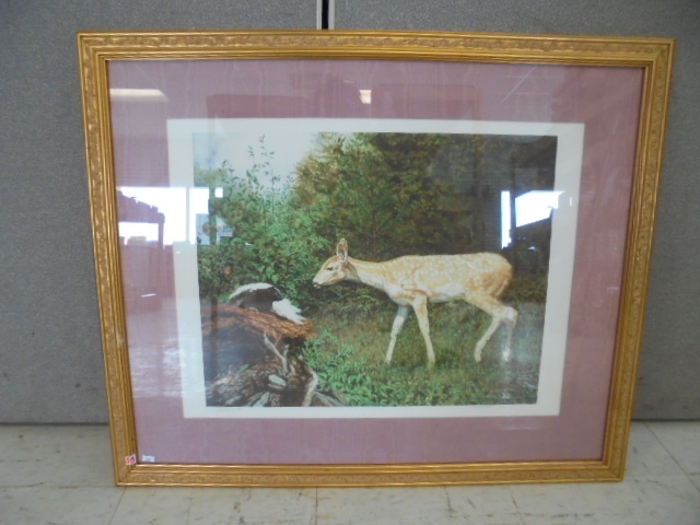 lot 55 image: Framed and Matted Print