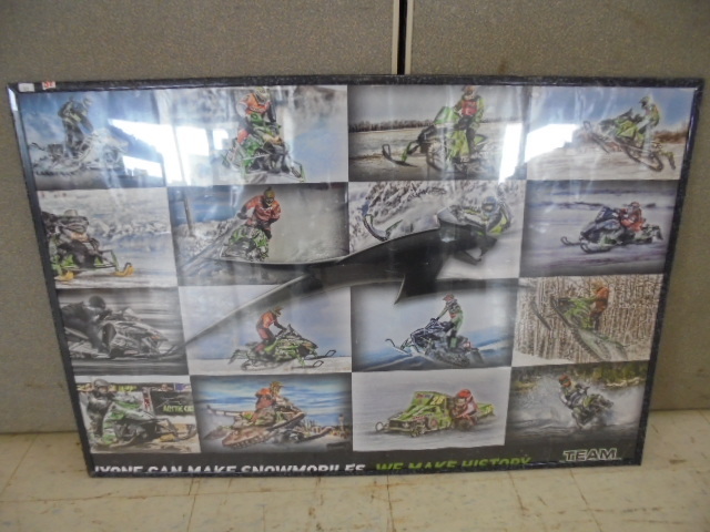 lot 57 image: Framed Arcticat Poster