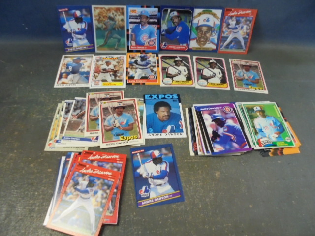 lot 94 image: Andre Dawson Baseball Cards