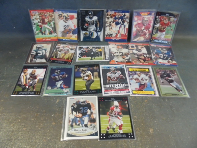 lot 98 image: Fred Taylor Game Used Jersey Football Card and Other Running Backs