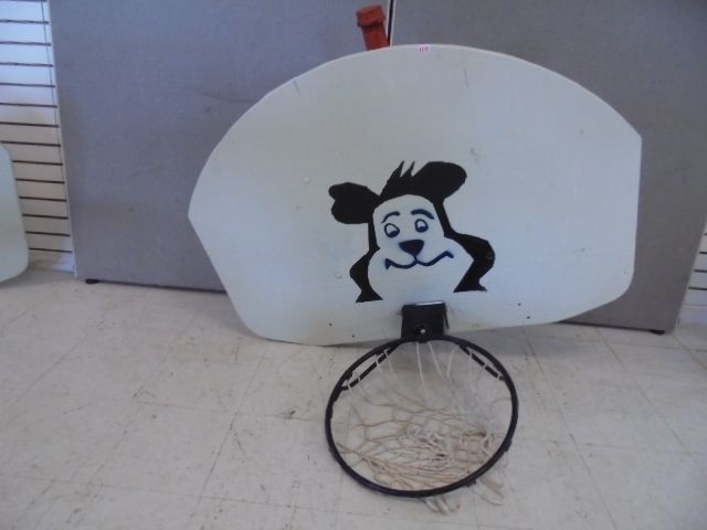 lot 113 image: Basketball Hoop and Backboard