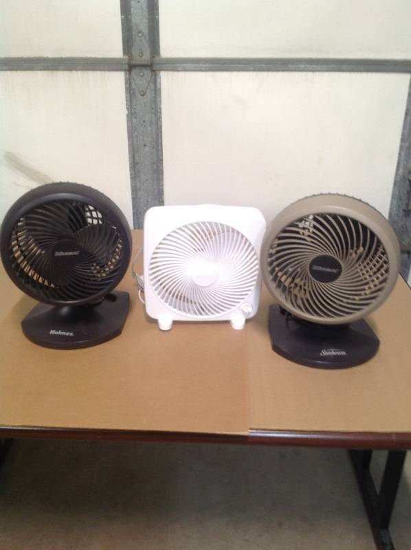 3 small fans used