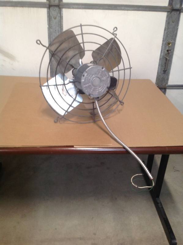 18 Exhaust fan 13 HP motor