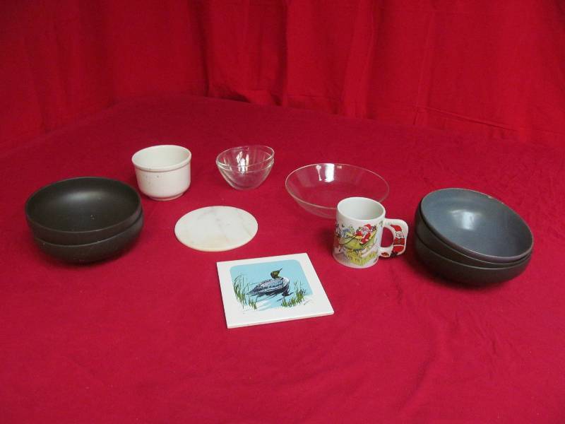 trivets, bowls