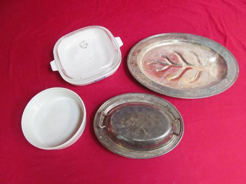 Amana casserole dish, trays