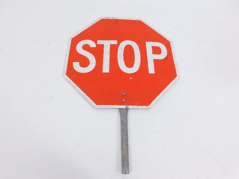 lot 71 image: StopSlow Sign