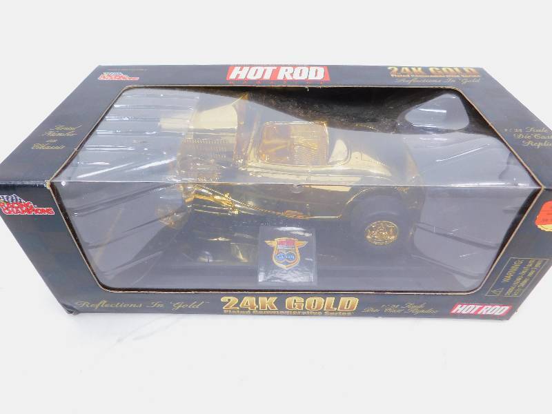 lot 96 image: 24K Gold Plated Die Cast