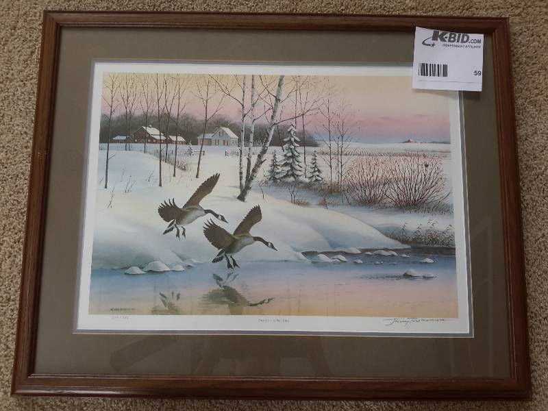 lot 59 image: First Snow on Plum Creek by Jerry Raedeke