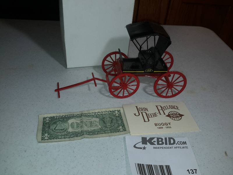 lot 137 image: John Deere-Reliance Buggy commemorative
