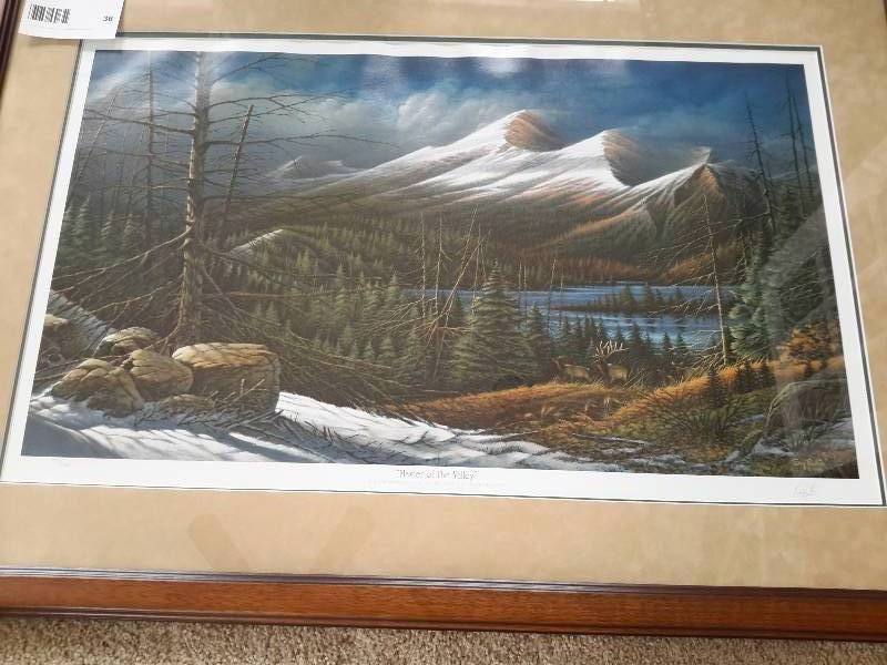 lot 36 image: Master of the Valley by Terry Redlin