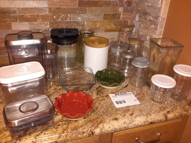 lot 83 image: Misc. Storage Containers as pictured