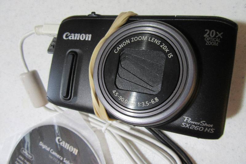 lot 245 image: Canon,SX260 HS, Powershot.. 20X optical zoom